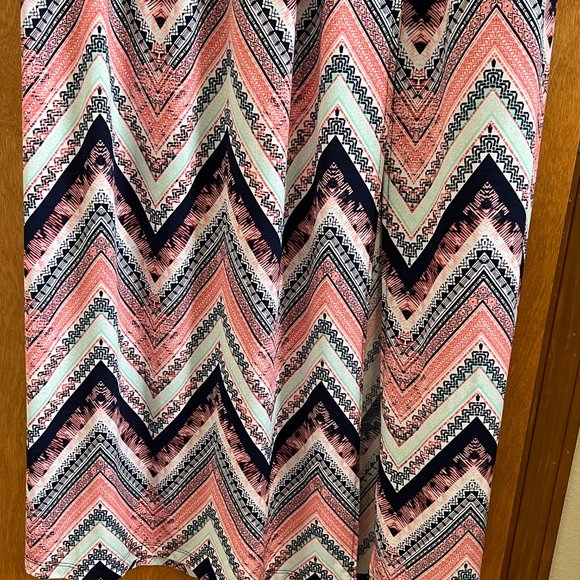 Maxi Dress XL Juniors High-Neck Long Sleeveless Halter Top Lined Button Summer - Picture 5 of 6